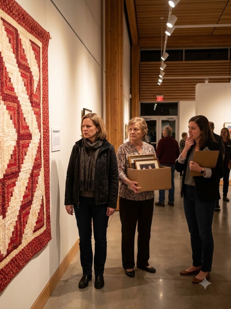 At My Mother’s Quilt Exhibit, I Found My Own Work Credited to My Sister—Then the Library Showed Me What She Had Submitted